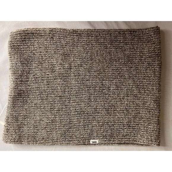 Vans Women's Infinity Scarf Brown Heathered Wrap‎ Lightweight Knit Winter - Picture 1 of 9